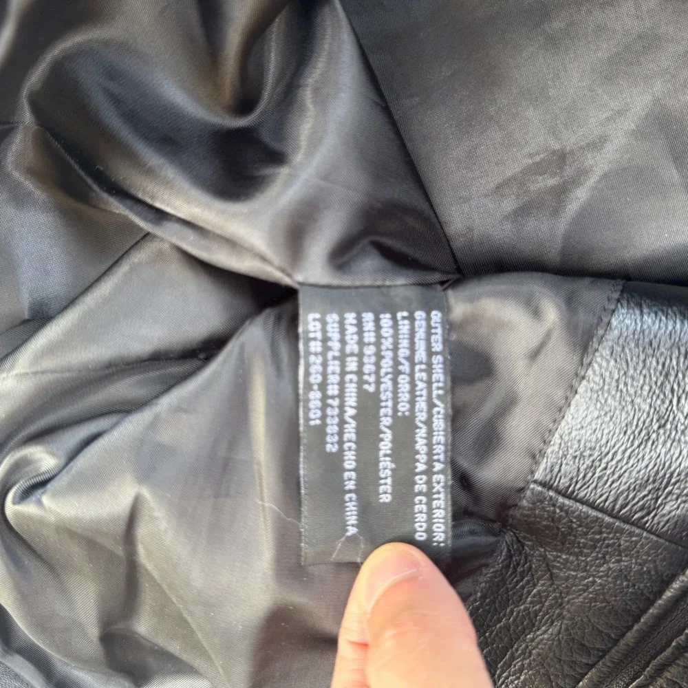Worthington black leather